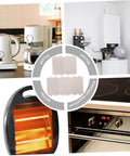 2 Sets Mica Sheet For Microwave Oven Replacement Heat Insulation Accessory Waveguide Mica Plate For Home Appliances 14 Piece Set Boosts Efficiency And Safety, showing various home appliances like kettles, oven, and heaters