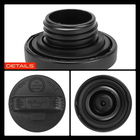 Engine Oil Filler Cap For Honda Accord Civic CRV Ridgeline Pilot Odyssey Passport Element Fit And Acura TSX TL RSX RLX RDX MDX ILX From 2003 To 2019 Models Easy Install