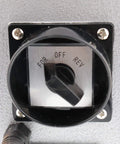 Control switch for Heavy Duty K60 Drain Cleaning Machine With Auto Feed Mechanism and 250 Watt Motor to bust clogs.