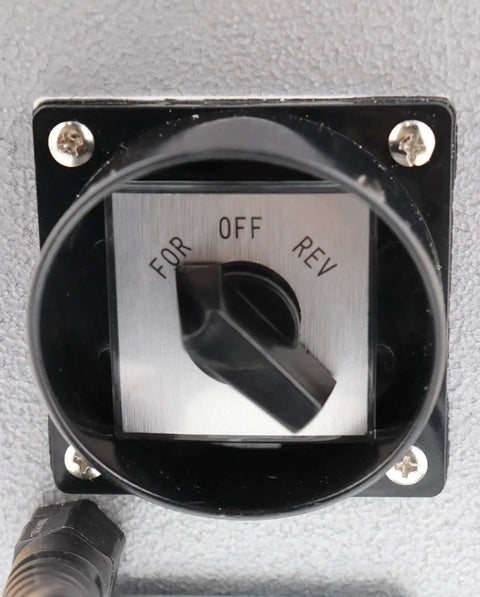 Control switch for Heavy Duty K60 Drain Cleaning Machine With Auto Feed Mechanism and 250 Watt Motor to bust clogs.