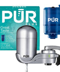 Lead Reducing Faucet Mount Water Filter For Your Sink Easy Install Great Tasting Water Save Money Ditch Bottled Water 100 Gallon Filter Life Chrome Finish Compatible With Sinks With External Aerators.