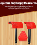 Must Have Set Of 3 Wood Graining Tools For DIY Texture Painting With Rubber Roller And Handles Includes Two Square Graining Heads And A Triangle Wood Grain Tool For Walls Cabinets Furniture And Home Decor Projects
