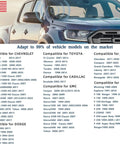 Vehicle compatibility chart for Flag Style Carbon Fiber Short Truck Antenna With Valve Stem Caps Universal Mast