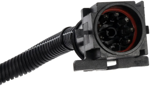 Direct Replacement Transfer Case Motor Built Hardcore For The Long Haul With Factory Style Connectors and weathertight seals close-up of connector