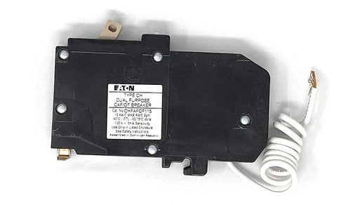 15 Amp Single Pole Dual Function Arc Fault and Ground Fault Circuit Breaker For Home Wiring Protection, AFCI/GFCI CHFAFGF115 Series