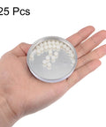 6mm Nylon Bearing Balls 25 Pack PA66 Solid Nylon Precision Bearing Balls for Bearings and Gears held in hand