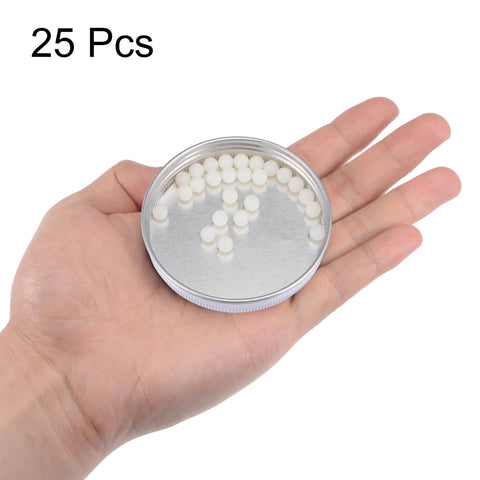 6mm Nylon Bearing Balls 25 Pack PA66 Solid Nylon Precision Bearing Balls for Bearings and Gears held in hand