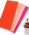 Colorful Tissue Paper Pack 150 Sheets for Gift Wrapping and Crafting, bright assorted colors with a floral gift bag.
