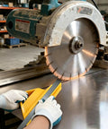 Person using Pro Grade 45 Degree Tile Miter Tool With Precision Guide For Seamless Edge Cuts No Fuss Easy Lock At 45