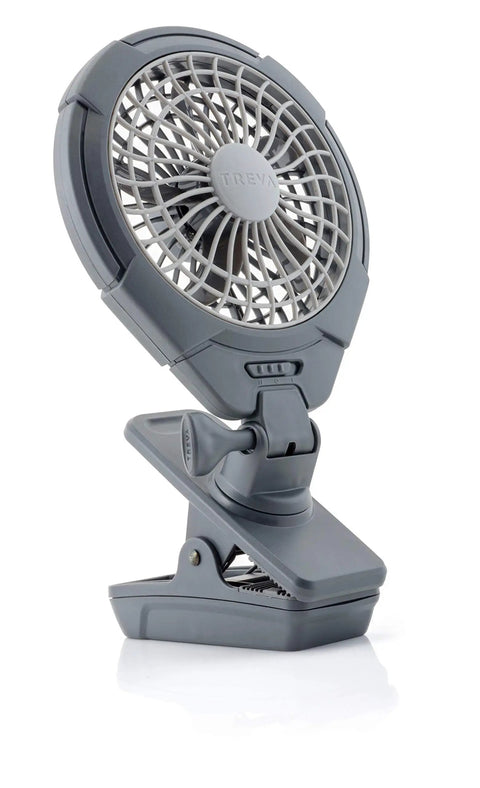 5 Inch Battery Powered Clip On Fan With Clamp 2 Pack, Portable Hands Free Cooling, Adjustable Pivoting Clip Fan for strollers