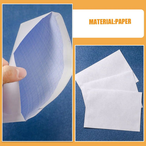 100 Pack White Privacy Pattern Envelopes Self Sealing Mailers shown in open and closed views on blue background