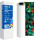 24 Inch Sublimation Paper Roll 100 Ft Fast Dry Dye Transfer Paper For Epson SureColor F570 Printers, 95gsm, 2 Inch Core