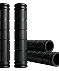 Two Pairs Bike Handlebar Grips For Road Mountain And Folding Bikes Black Rubber Comfort Grips With Easy Installation 12 Cm Length And 2.2 Cm Inner Diameter Durable Vibration Absorbing Stable Grip
