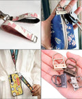 40 Piece 1 Inch Key Fob Hardware Set With Pliers For Wristlets Lanyards And Key Chains Making Supplies In Four Colors For DIY