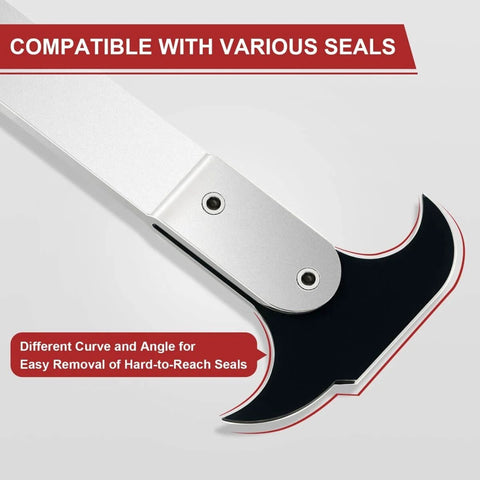Seal Puller Tool For Oil Seal Removal In Cars SUVs Light Trucks And Machinery Third Generation with curved hook tip