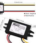 12V To 5V Buck Converter USB Module Three Pack For Car Use Converts DC To 5V Up To 3A 15W High Efficiency 96 Percent Wire Interface