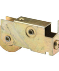 D 1906 Single 1-1/4 In. Steel Ball Bearing Roller With S-Tab Housing Adjustable Action Non-Threaded Mount Hole Plus Optional 10-32 Thread 1 Pack side view