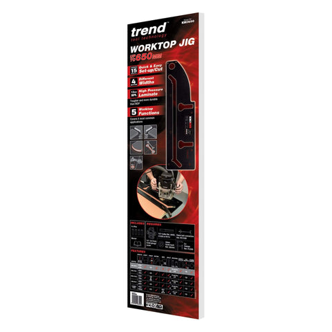 Packaging of Heavy Duty Kitchen Countertop Routing Jig For Twenty Five And A Half Inch Countertops with tool image