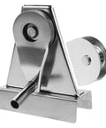 Heavy Duty Stainless Steel Flagpole Pulley And Crank Handle Kit Two Pieces For Smooth Outdoor Flag Raising Hardware With Sealed Bearing Rollers To Cut Friction No Snags Easy Install Top Quality Gear That Lets You Fly Your Banner Proudly. stainless steel pulley and crank handle set