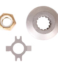Mercury Outboard Prop Shaft Nut Kit With Thrust Washer And Tab Washer For 25 HP Through 70 HP Engines Easy Install 13 Tooth Spline