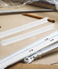 Heavy Duty Ball Bearing Drawer Slides With Locking Mechanism, Full Extension Side Mount Rails For Kitchen Cabinets And Furniture