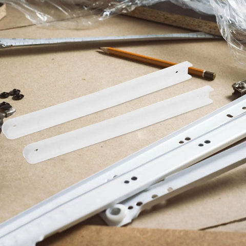 Heavy Duty Ball Bearing Drawer Slides With Locking Mechanism, Full Extension Side Mount Rails For Kitchen Cabinets And Furniture
