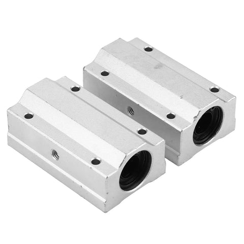 Premium Grade Rock Solid Heavy Duty Aluminum Alloy Linear Motion Ball Slide 13Mm Inner Diameter Precision Engineered Bearing Block Guide System For Factory Floors - set of 2 aluminum bearing blocks