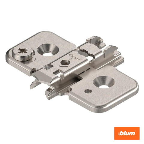 Euro-style clip mounting plate for Clip Top Hinge Kit With Motion Soft Close For Frameless Cabinets