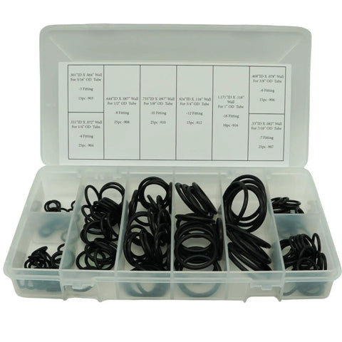 Max Truck O Ring Kit For Service Trucks And Hydraulic Repair, 70 And 90 Duro Buna N O Rings, 1,415 Piece Assortment