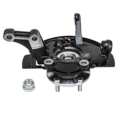 2 Front Steering Knuckles With Wheel Hub Bearings Assembly For 2002 2003 2004 2005 2006 Nissan Altima 2.5L DIY Kit
