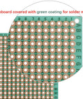 70mm By 90mm Copper Strip PCB Board With 884 Holes Perfboard For Soldering Prototyping Testing And DIY Repairs On Fiberglass Base
