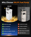 Comparison of OKLPF Electric Fuel Pump Module Assembly For 2002 2003 Dodge Ram 1500 V6 3.7L V8 4.7L 5.9L vs standard model