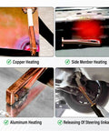 Rock Solid Nh35 15Kw High Frequency Induction Heater Machine for quick copper, aluminum, side member heating and steering linkage release.