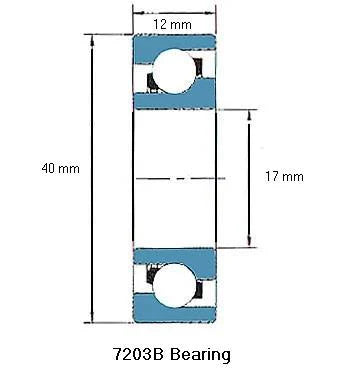 7203B Bearing Angular contact 7203B - VXB Ball Bearings