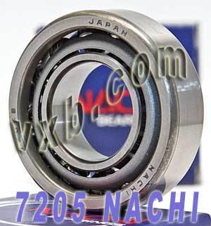 7205 Nachi Angular Contact Bearing 25x52x15 C3 Japan Bearings - VXB Ball Bearings