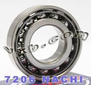 7206 Nachi Angular Contact Bearing 30x62x16 C3 Japan Bearings - VXB Ball Bearings