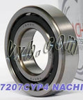 7207CYP4 Nachi Angular Contact Bearing 35x72x17 Abec-7 Japan Bearings - VXB Ball Bearings