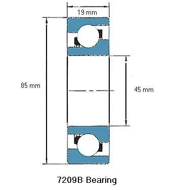 7209B Bearing Angular contact 7209B - VXB Ball Bearings