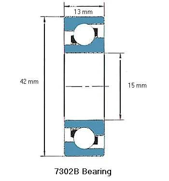 7302B Bearing Angular contact 7302B - VXB Ball Bearings