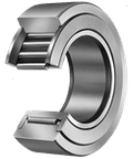Metric NART6UUR cam follower single unit, 6 mm inside diameter, non-separable caged sealed crowned bearing in high carbon chrome steel