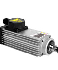 Beefy 750W 220V Square Air Cooled ER11 Spindle Motor 18000 RPM With 4 Bearings 3 Phase CNC Router Milling Machine