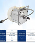 750W Permanent Magnet Brushless Servo Motor Max Speed 6500rpm/min with Servo Motor Speed Controller for Woodworking Machine/Lathe