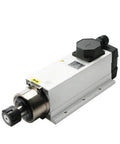 7.5KW CNC Spindle Motor Air Cooled 18000 RPM ER32 Square Spindle With Flange for CNC milling machines