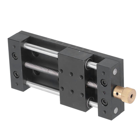 75mm Stroke CNC Linear Stage Motion Actuator X Y Z Axis Linear Slide Rail Aluminum Alloy Sliding Table Linear Rail Ballscrew