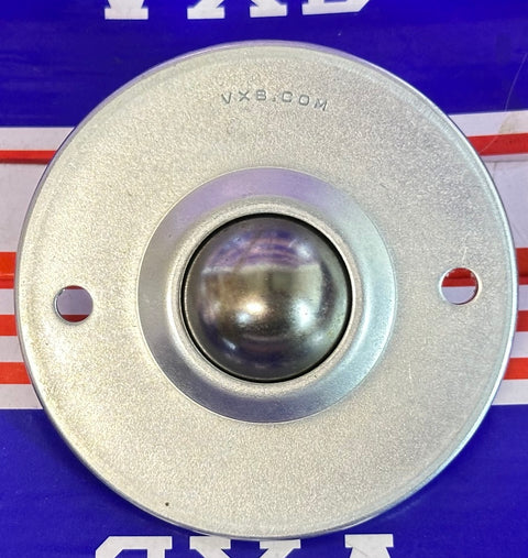 2 Holes Flange Ball Transfer Unit 1"inch Bore Mounted Surface Bearing - Buy Bearings online - Fast US Shipping