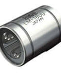 Adjustable clearance linear bushing single unit, Metric 30 mm ID x 45 mm OD x 64 mm length, high carbon steel, front view