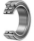 NAU4912UU Caged Roller Bearing, Double-Row Sealed Heavy-Duty Single Unit, 60 mm ID x 85 mm OD x 25 mm Width, High-Carbon Steel