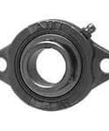 2-Bolt Stainless Flange Pillow Block MLFL5 Bearing, Pack of 1, Narrow 1 in Inner Ring, Single-Row Sealed Ball Bearing with Set-Screw Lock