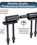 Diagram of Heavy Duty Weld On Gate Hinges 7 Inch Each With 900 Lb Capacity, showing welded screws and internal ball bearings.