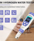 Hydrogen Water Tester Meter For Drinking And Bottled Water Yewhick 7 In 1 H2 TDS EC pH ORP Meter with backlit display